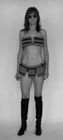 Daniela Comani, Bikini, 2011, piezo print su photo rag, cm 200 x 100
