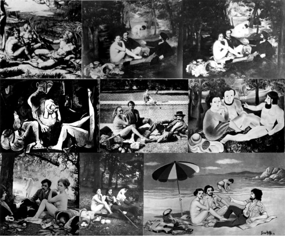Dejeneurs sur l'herbe Adriano Altamira Nuova Galleria Morone